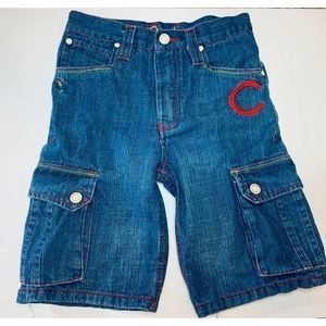 Coogi Boys Size 7 Denim Knee Length‎ Shorts